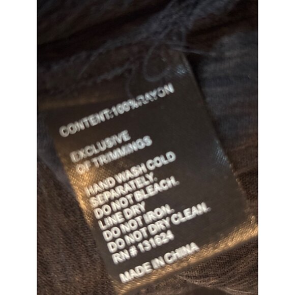 Calessa Womens XL Tunic 3/4 Sleeve Artsy Colorful Boho Tunic Wearable Art - Picture 10 of 10